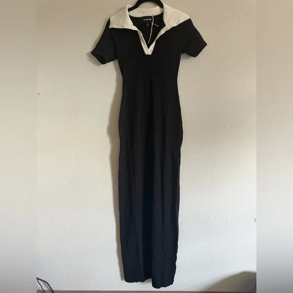 All The Ways Rava Maxi Dress in Black size Xs